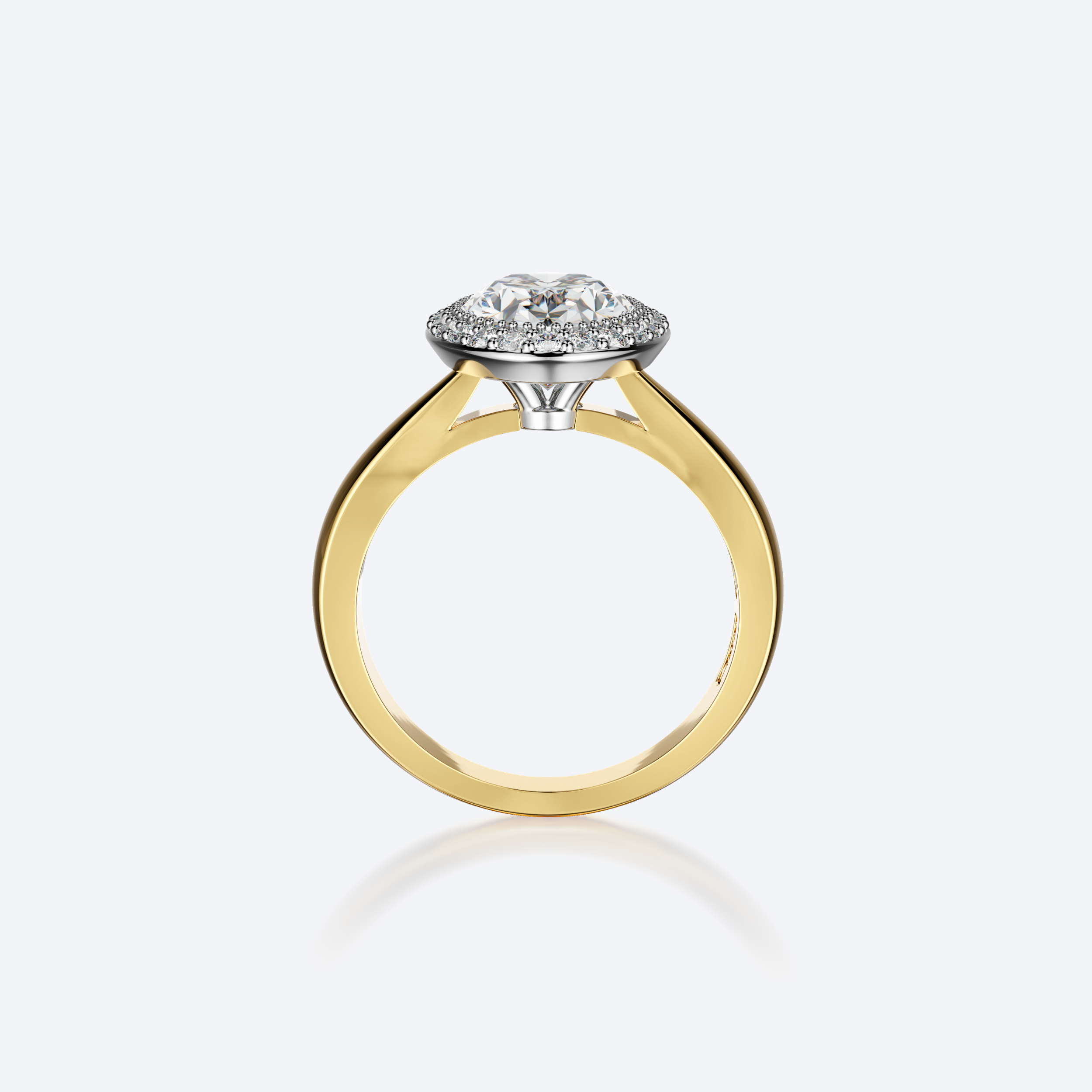 Full Moon Sormus 2,00ct Ovaali Keltakulta – Olli Johan Lindroos