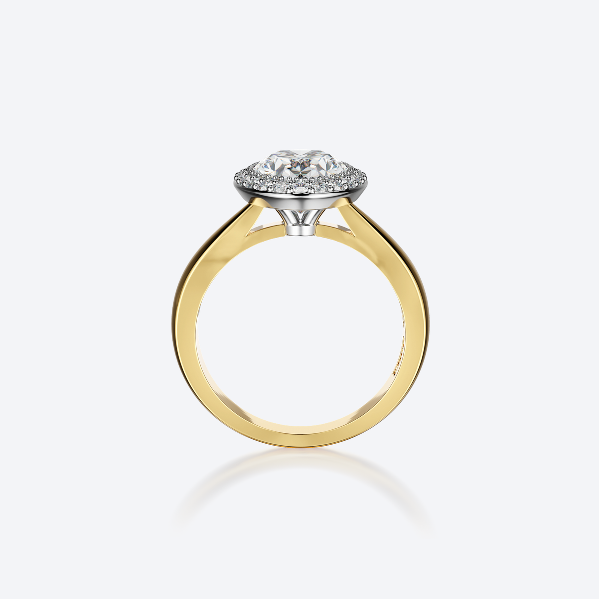 Full Moon Sormus 2,00ct Ovaali Keltakulta – Olli Johan Lindroos