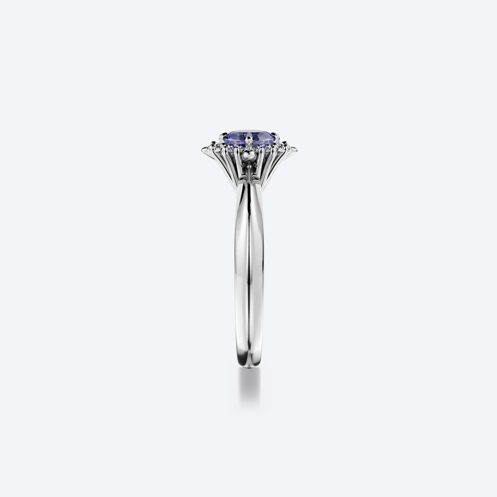 Kide Sormus Baby Blue Sri Lanka -sinisafiiri + 0,13ct Limited Edition HP
