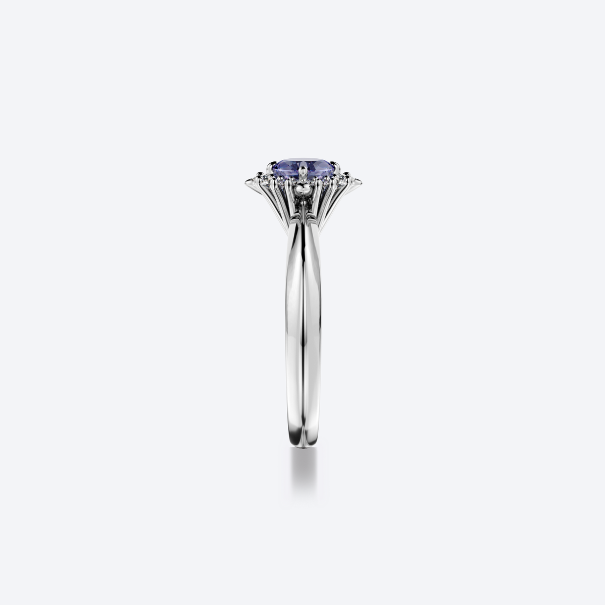 Kide Sormus Baby Blue Sri Lanka -sinisafiiri + 0,13ct Limited Edition HP