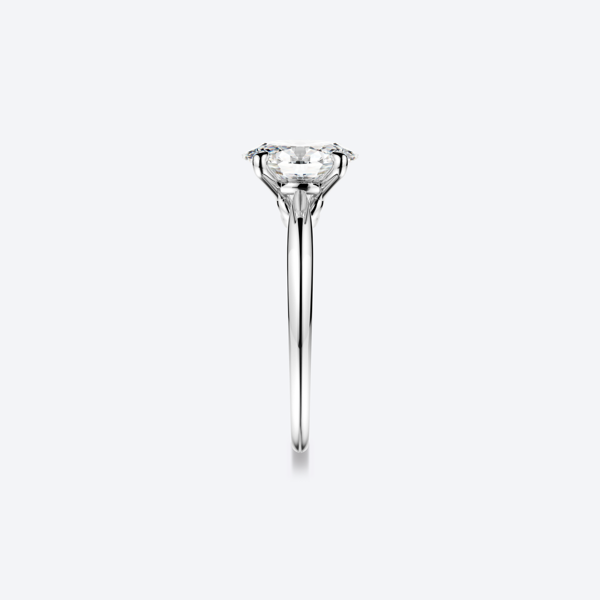 Moon N' Back Sormus 1,00ct Briljantti Valkokulta – Olli Johan Lindroos