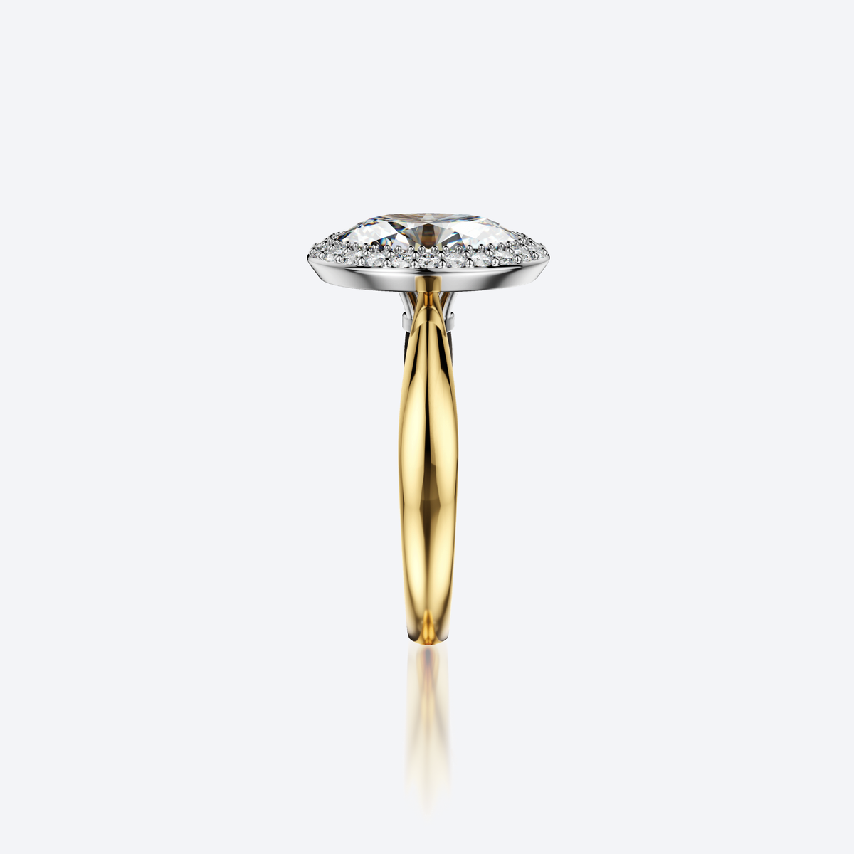 Full Moon Sormus 2,00ct Ovaali Keltakulta – Olli Johan Lindroos
