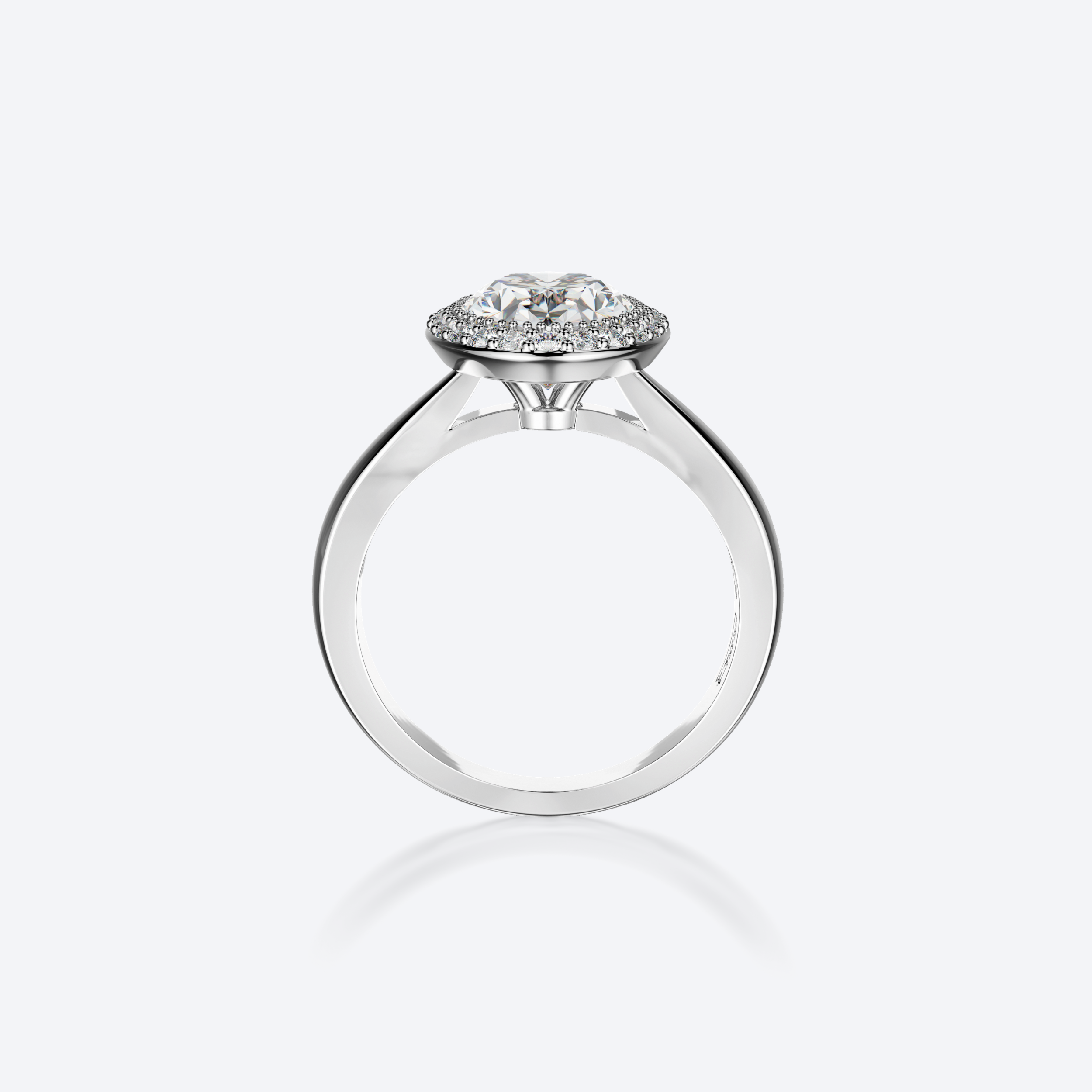 Full Moon Sormus 2,00ct Ovaali Platina – Olli Johan Lindroos