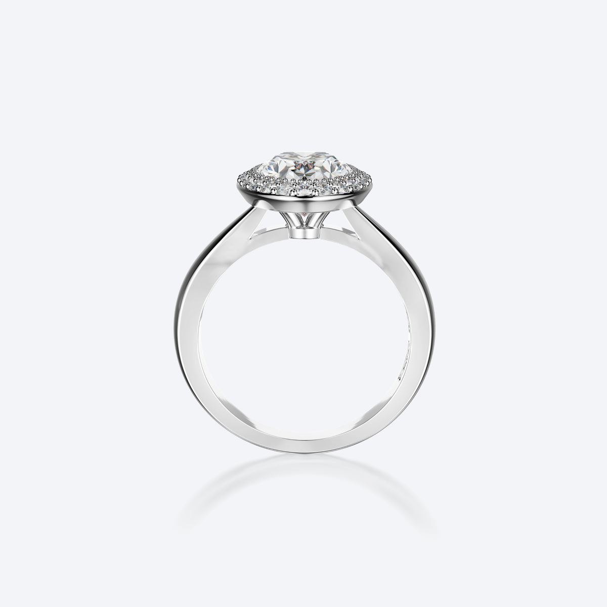 Full Moon Sormus 2,00ct Ovaali Platina – Olli Johan Lindroos