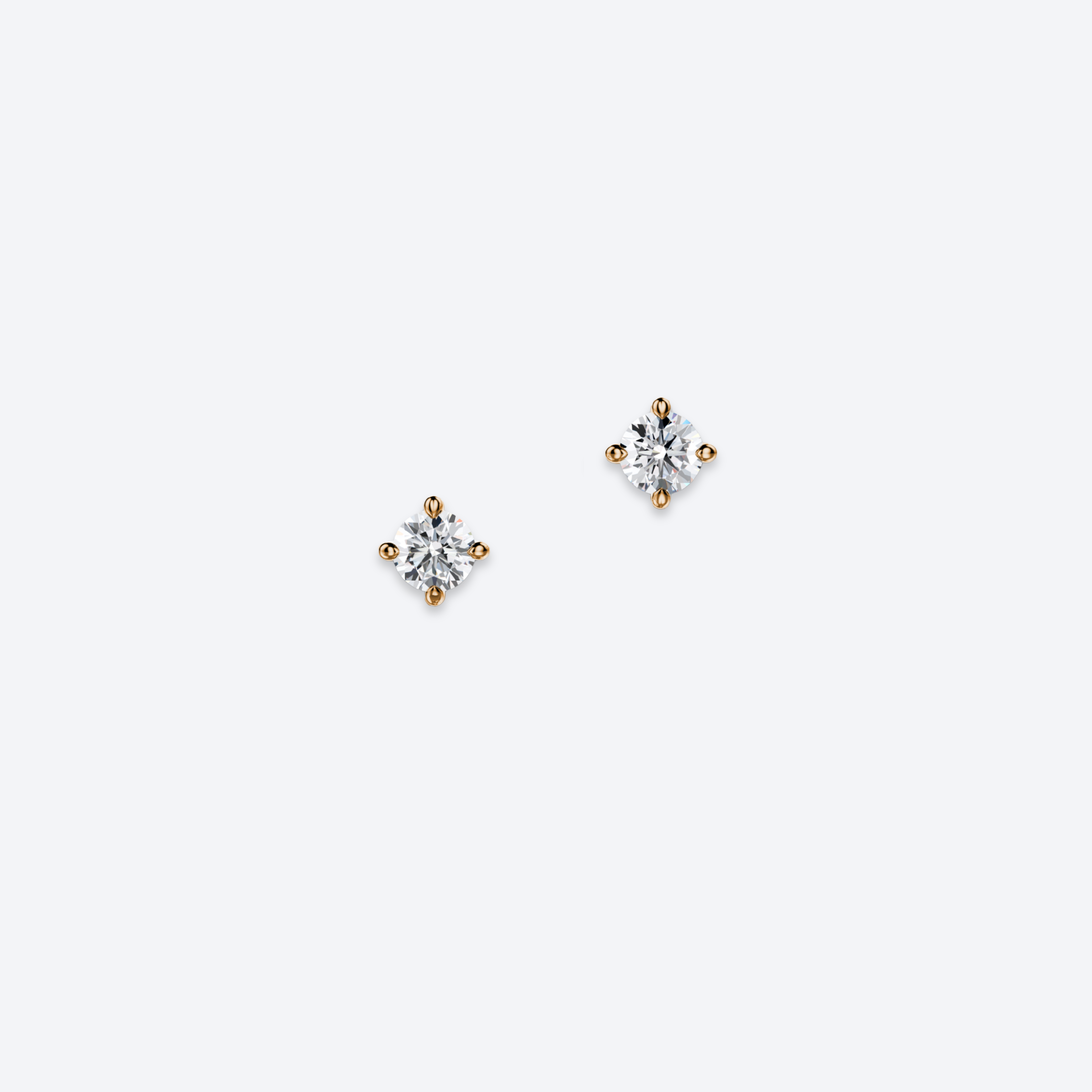 Moon N' Back Korvakorut Nappi 2x0,25ct Briljantti Keltakulta RAJOITETTU SAATAVUUS