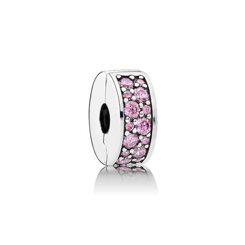 Pandora Moments – hela, vaaleanpunainen, hopea, kuutiollinen zirkonia (791817PCZ)