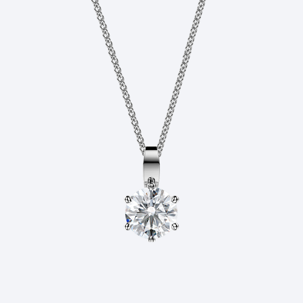 Lumi Riipus Nappi 0.06-1.00ct Valkokulta