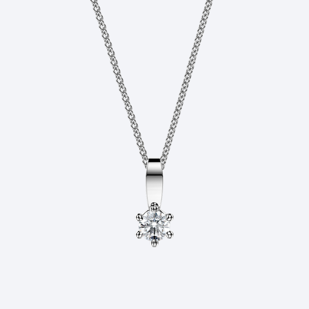 Lumi Riipus Nappi 0.06-1.00ct Valkokulta