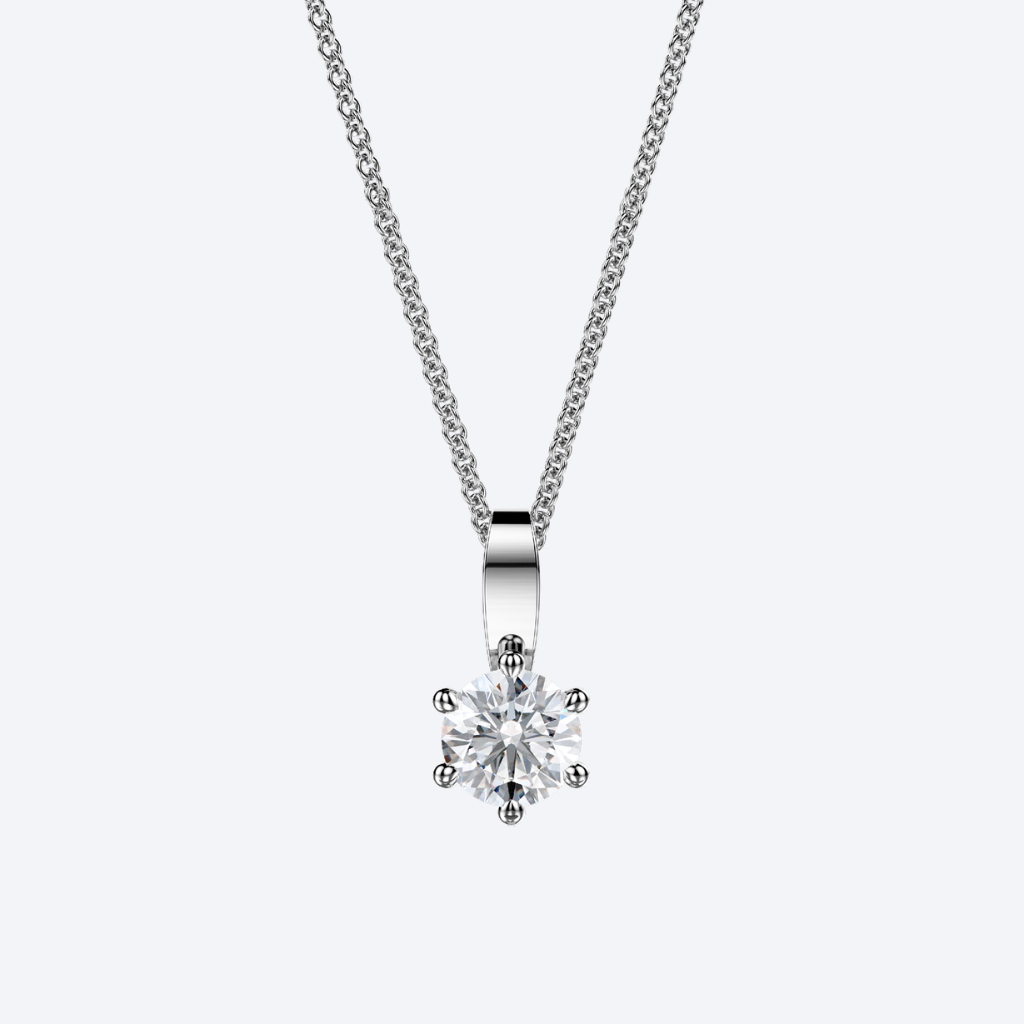 Lumi Riipus Nappi 0.06-1.00ct Valkokulta