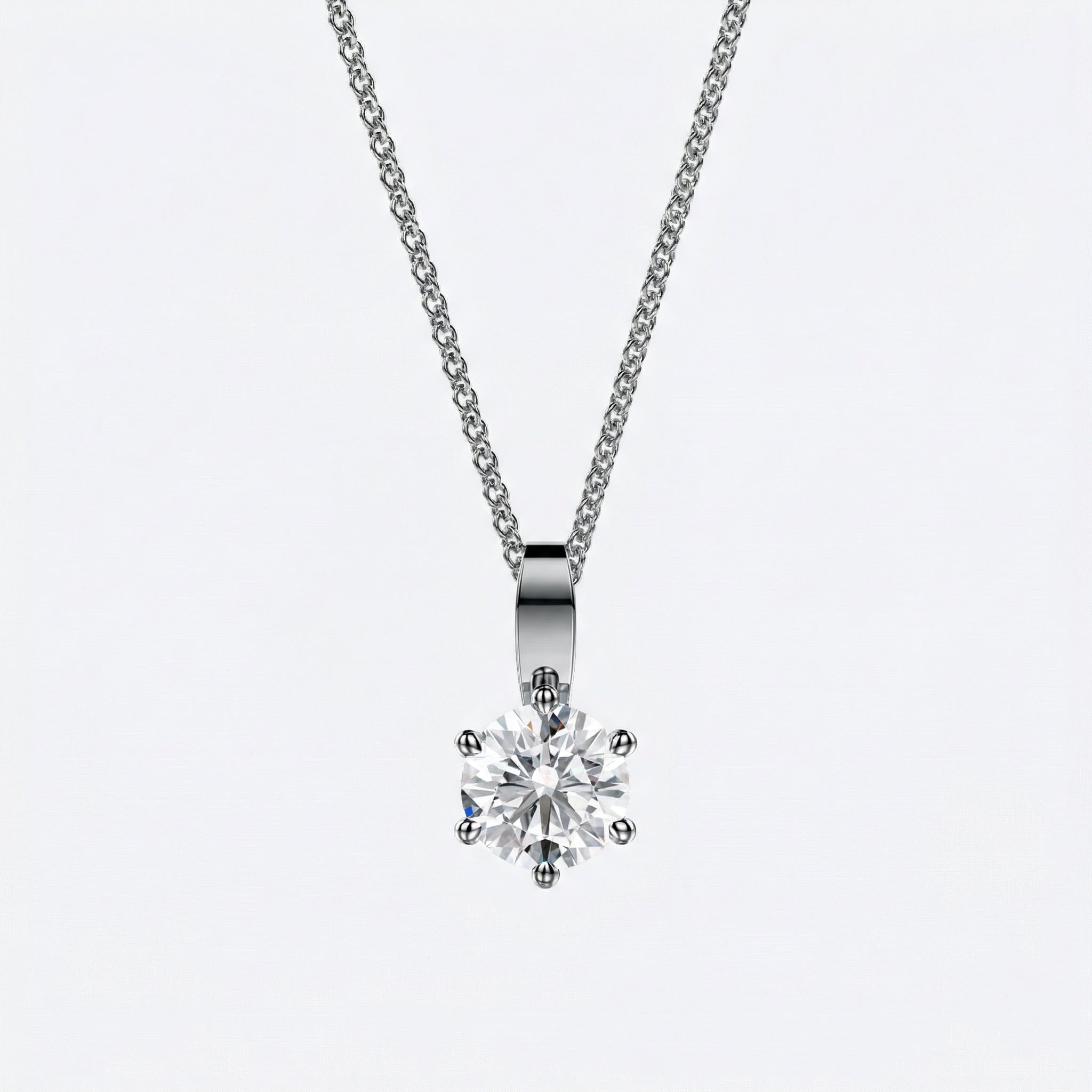 Lumi Riipus Nappi 0.06-1.00ct Platina