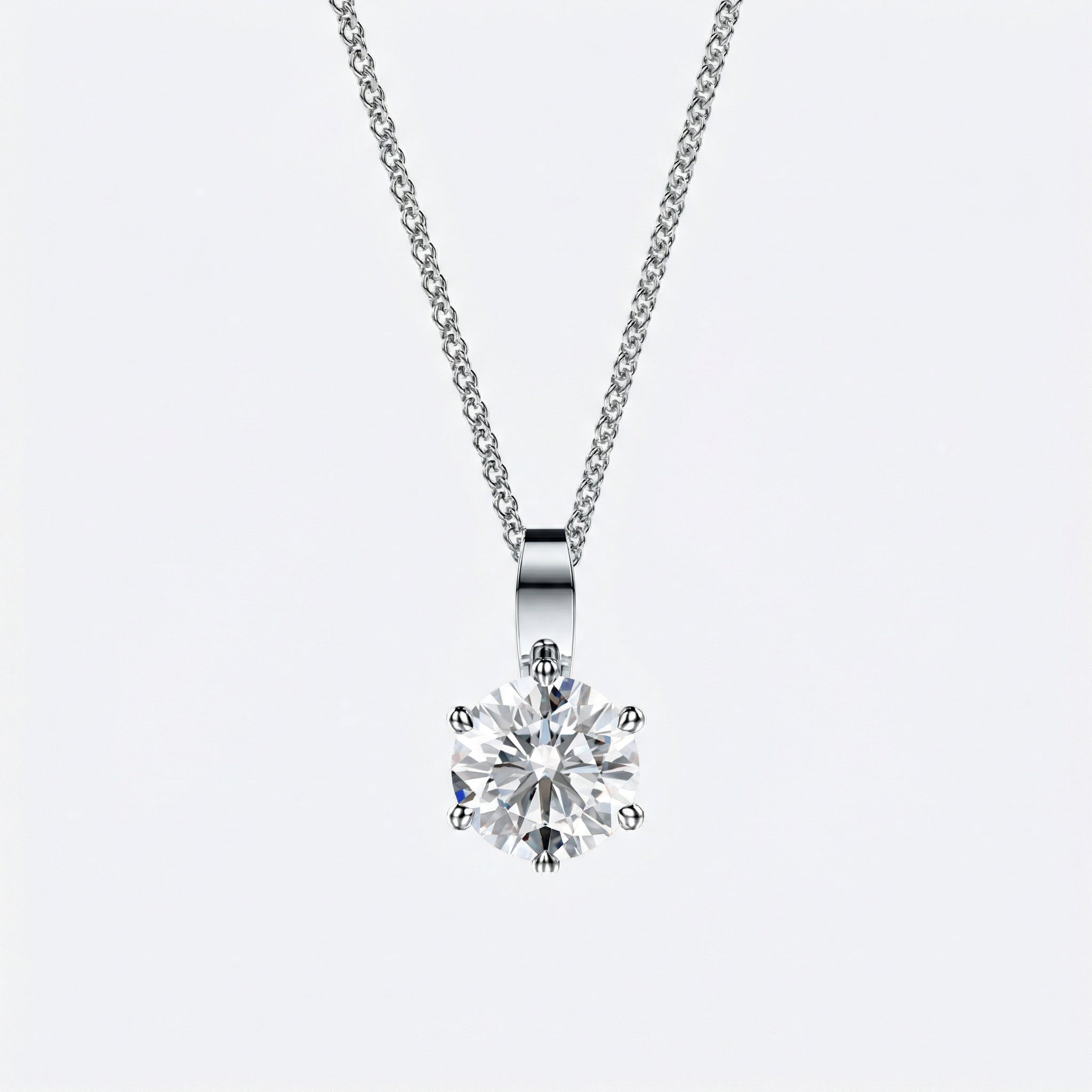 Lumi Riipus Nappi 0.06-1.00ct Platina