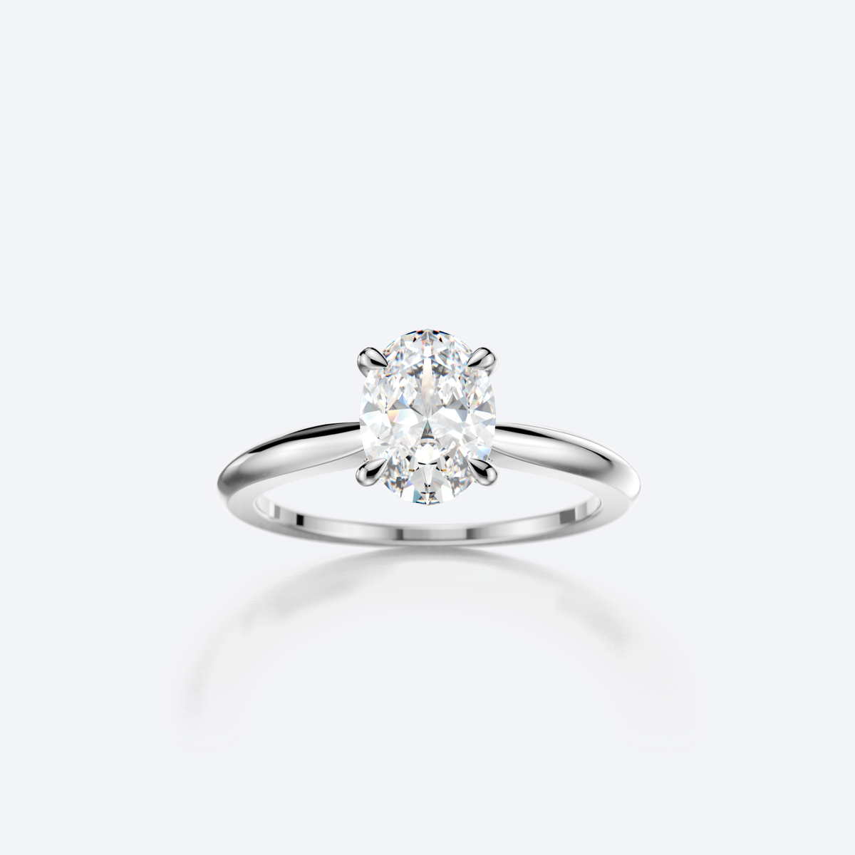 Moon N' Back Sormus 1,50ct Ovaali Valkokulta – Olli Johan Lindroos