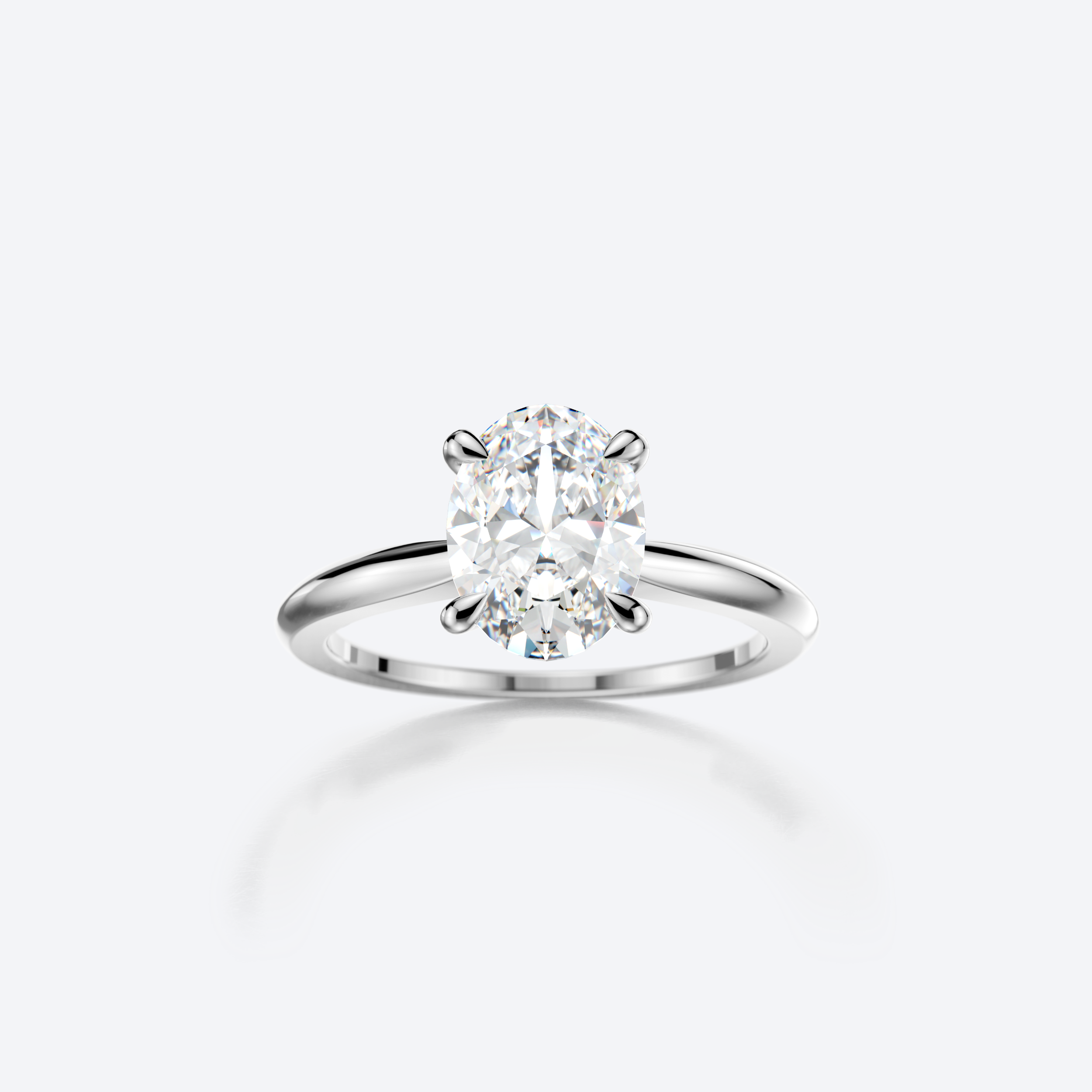 Moon N' Back Sormus 1,50ct Ovaali Platina – Olli Johan Lindroos