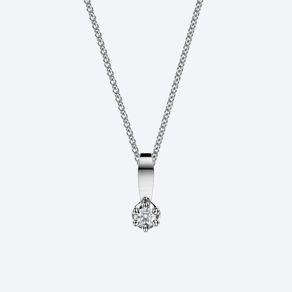 Lumi Riipus Nappi 0.06-1.00ct Valkokulta