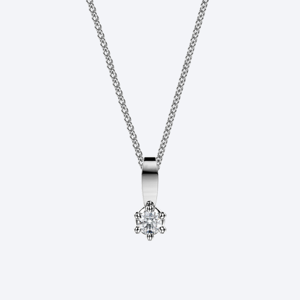 Lumi Riipus Nappi 0.06-1.00ct Valkokulta