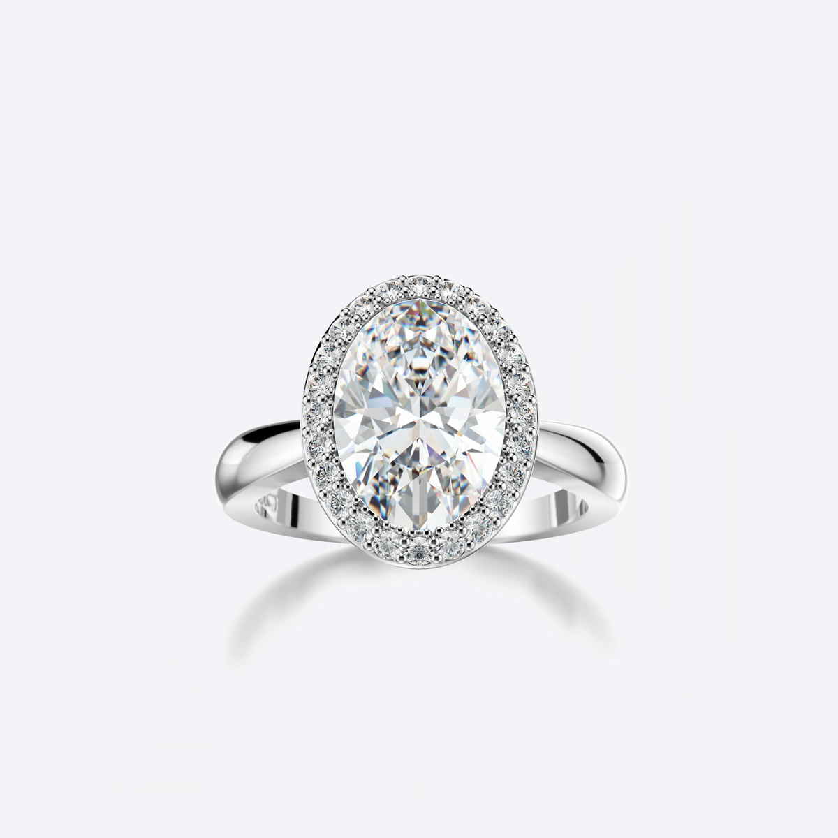 Full Moon Sormus 2,00ct Ovaali Platina – Olli Johan Lindroos
