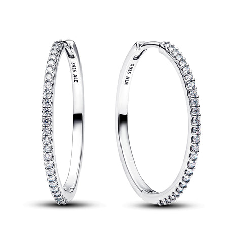 Pandora Timeless – rengaskorvakorut, kirkas, hopea, kuutiollinen zirkonia (294650C01)